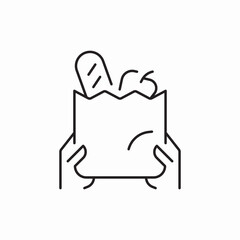 shop bag icon vector sign