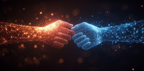 A diagram showing the interconnections among business elements such as concept analysis, customer service, teamwork, technology, and global outsourcing