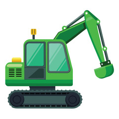 excavator vector