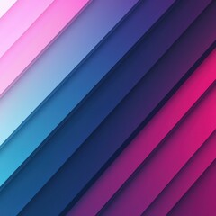 A series of multicolored lines running diagonally across the scene, showcasing a gradient of pinks, purples, and blues with shadows in between.