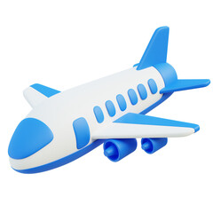 Airplane 3D Illustration