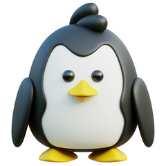 Penguin  3D Illustration © Spacelabs