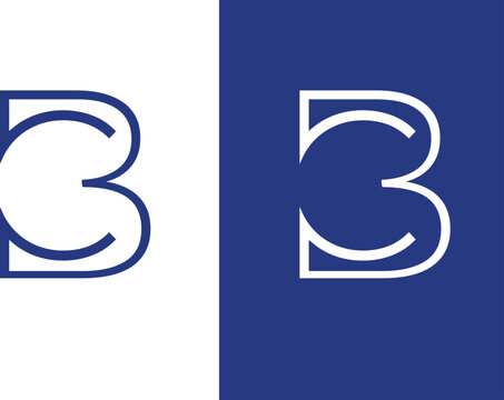 B and C monogram, Initial Letter, 