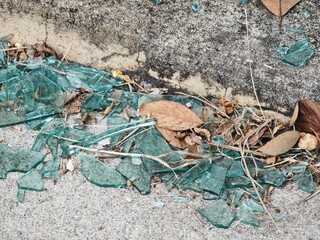 Broken glass