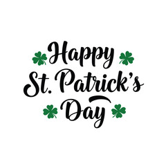 Obraz premium Happy St. Patrick's Day graphic design