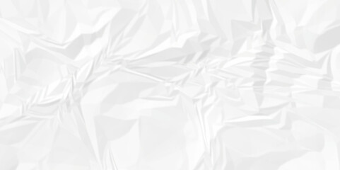White crumple obsolete billboard rumple. wrinkle ripped creased white crumple aged closeup craft document grunge recycling paper background.	
