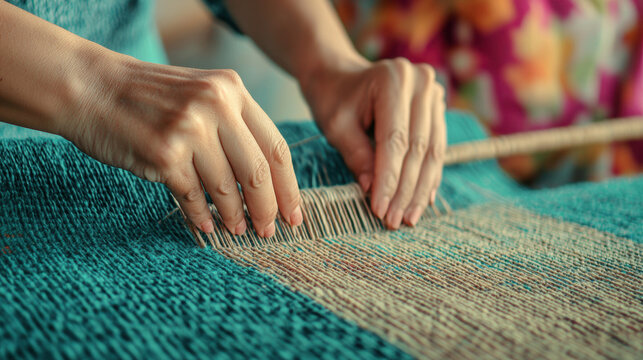 Weaving is sustainable craft that aligns with SDGs promoting development through traditional skills