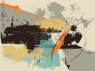 colorful paint brush stroke painting, oil paint abstract art, abstract art vector illustration, hand drawn vector illustration oil on canvas, brushstrokes of paint, prints, wallpapers, posters. abstra