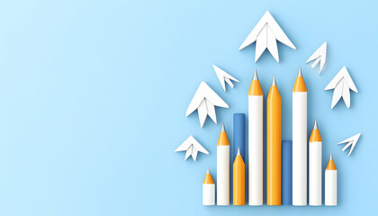 Obraz premium Educational growth concept