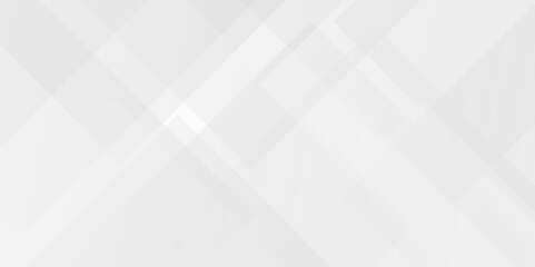 Vector white and gray overlap triangle geometric technology pattern. minimal rectangle arranged white lines transparent web square background layers. overlap web presentation design.