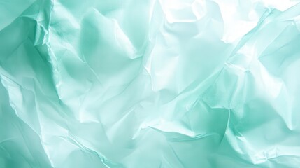 Obraz premium Mint Green Fabric Texture Close-up