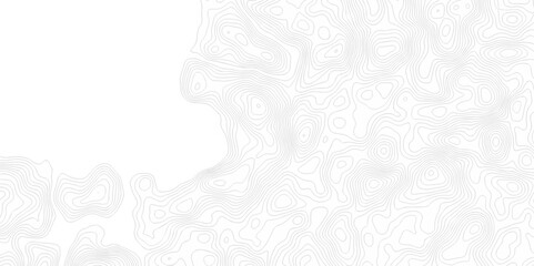Abstract topo contour map on white background, Topographic contour lines. Seamless discovery compass pattern with lines Topographic map. Geographic mountain relief diagram line wave carve design.