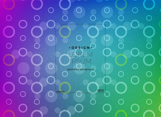 Flat vector. Minimal geometric background. Dynamic shapes composition. Eps10 vector.