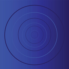 Abstract 3d blue circle layers background with luxury style, futuristic technology concept. vector illustration. EPS editable file. EPS editable file.