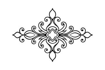 abstract floral ornament