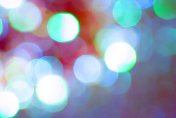 Fototapeta premium Blurred background of multi-colored bokeh.