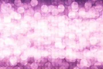 Abstract blurred purple bokeh background, festive season concept background, purple bokeh pattern background