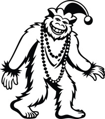 Cute and creative cartoon character animals silhouette vector art,  Cute and creative cartoon character animals  isolated line art vector illustration