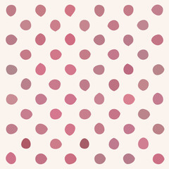 Abstract small circles with irregular shapes