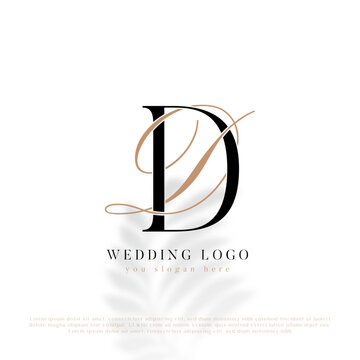 DD Initial Wedding Logo Monogram