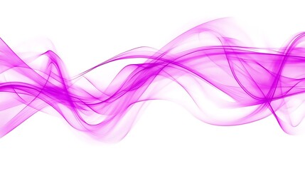 Abstract Illustration Of Purple Swirls On White Background