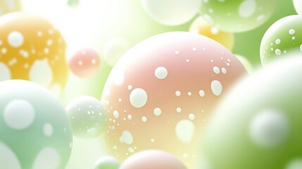 Colorful Abstract Balls in Motion