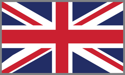 United Kingdom flag background vector ,United Kingdom Flag Design Vector illustration.