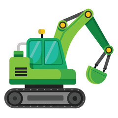 excavator vector