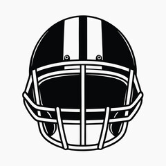 Fototapeta premium American football helmet vector illustration