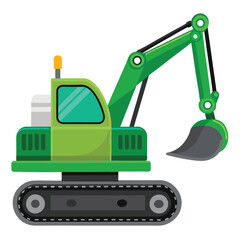 excavator vector