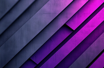 Obraz premium Vibrant purple diagonal patterns on deep grey surface evoke modern artistic energy and bold style
