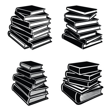 stack of books, stack of books isolated, pile of books
