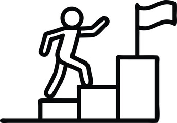 Reaching the Summit A Symbol of Success and Achievement