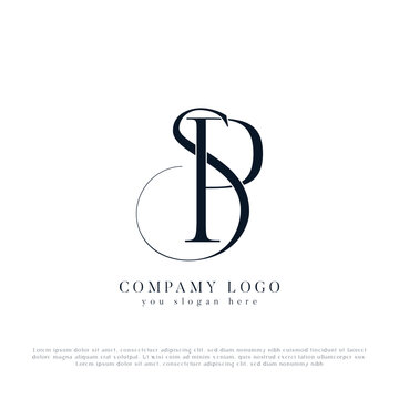 SP, PS Alphabets Letters Logo Monogram