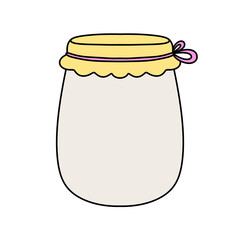 Glass jar
