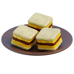 Pancake 3D Illustration