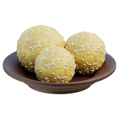 onde-onde 3D Illustration
