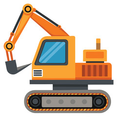 excavator vector