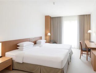 Naklejka premium hotel room interior