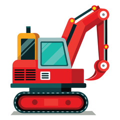 excavator vector