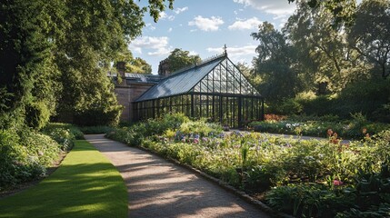Glasgow Botanical Gardens, Lush Greenery and Victorian Glasshouse 