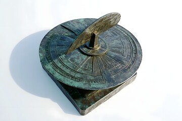 Ancient Roman Bronze Sundial for Timekeeping