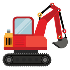 excavator vector