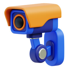 Security Camera 3D Illustration