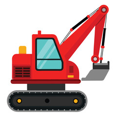 excavator vector