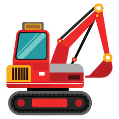 excavator vector