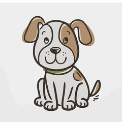 Fototapeta premium Cute dog