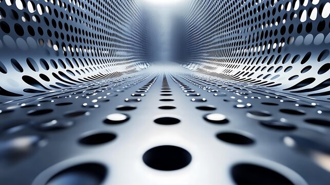 Abstract binary code and fiber optics create a futuristic digital pattern with blue light spots, ideal for technology illustrations or data-driven designs