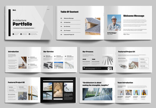 Professional Architecture Portfolio Design For Home Buildup