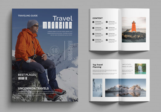 Travel Magazine Layout